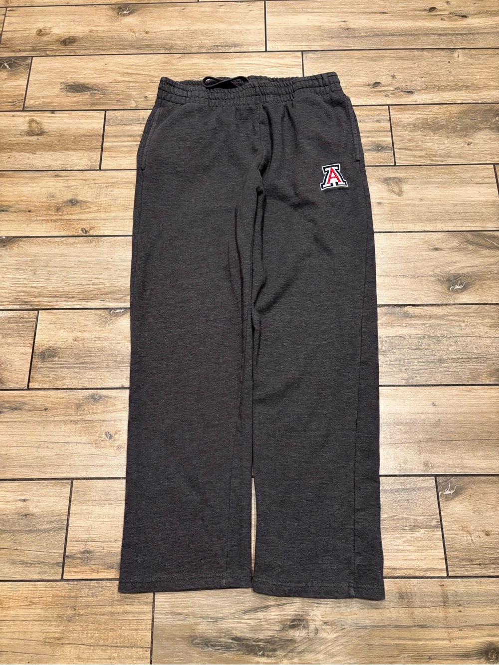 Colosseum Arizona Wildcats Heather Charcoal Grey Fleece Sweatpants Medium